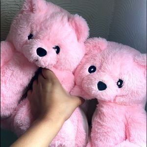 Pink Bear Slippers 😍